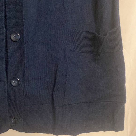 NWT Etcetera Capelet Sweater Size XL Color Navy Blue - Picture 4 of 11